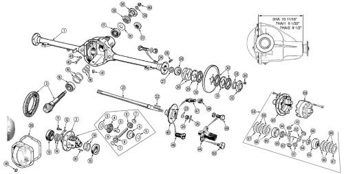 Drivetrain and Differential - Axle Shafts, Seals and Parts