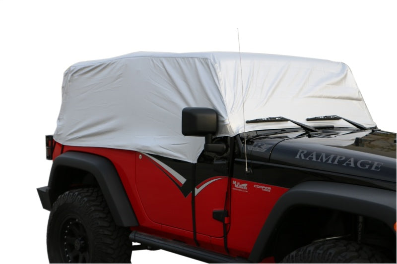 Rampage 2007-2018 Jeep Wrangler(JK) Cab Cover Multiguard - Silver