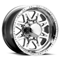 Raceline 888 Renegade 16x8in / 8x165.1 BP / 0mm Offset / 130.81mm Bore - Polished Wheel