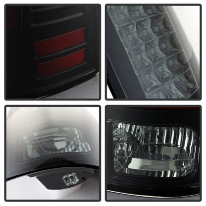 Spyder Dodge Ram 1500 13-14 13-14 LED Tail Lights LED Model only - Blk Smke ALT-YD-DRAM13-LED-BSM