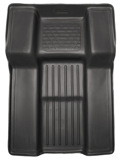 Husky Liners 07-10 GM Escalade/Tahoe/Yukon WeatherBeater Black Walkway (2nd Row Bucket) Floor Liners