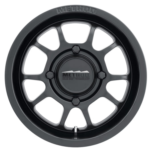 Method MR409 Bead Grip 15x7 / 4+3/13mm Offset / 4x136 / 106.25mm CB Matte Black Wheel