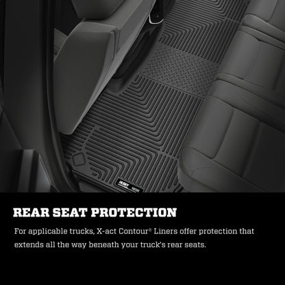 Husky Liners 22-23 Jeep Grand Cherokee L (w/2nd Row Bench Seats) X-ACT 2nd Seat Floor Liner - Blk