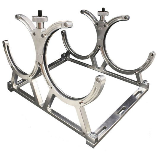 Nitrous Express Billet Bracket for Dual 10 Or 15lb N2O Bottle Incl Floor Mounts