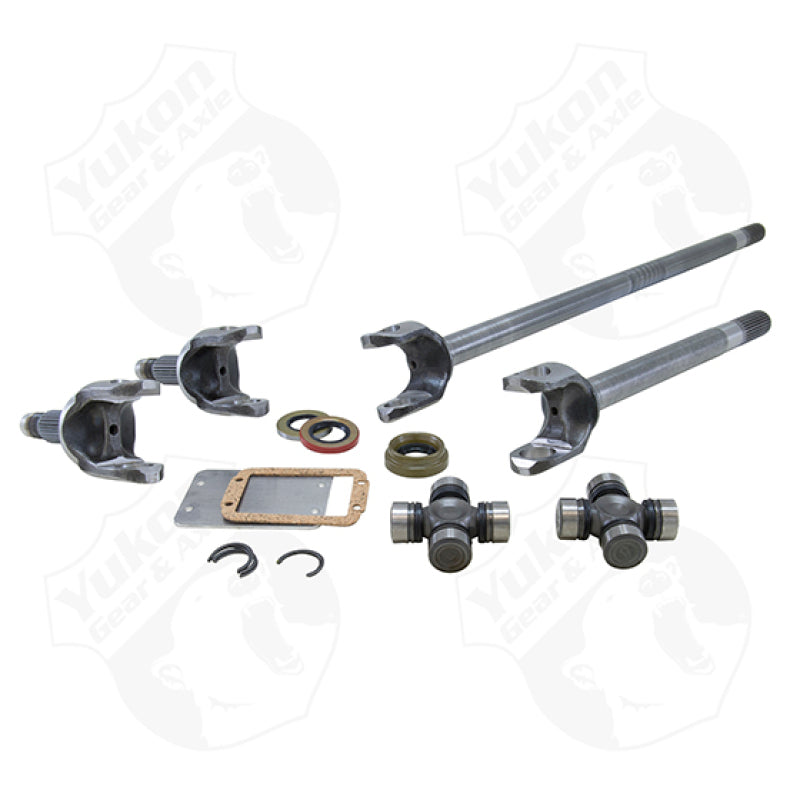 Yukon Gear Front 4340 Chrome-Moly Replacement Axle Kit For 77-91 GM / Dana 60 w/ 35 Splines