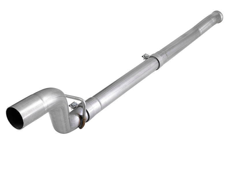 aFe MACH Force-Xp 2-1/2in 409 Stainless Steel Mid-Pipe w/Resonator Delete 18+ Jeep Wrangler JL 3.6L