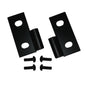 Rugged Ridge 76-06 Jeep CJ / Jeep Wrangler Black Lower Door Hinge Brackets