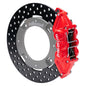 Wilwood 17-21 Can-Am X3RS Red 6-Piston Rear Kit 11.25in - Drilled Rotors