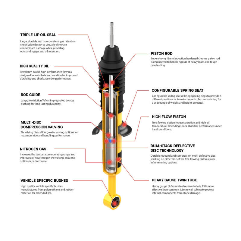 ARB / OME Nitrocharger Plus Shock Land Cruiser 60 Series - Front