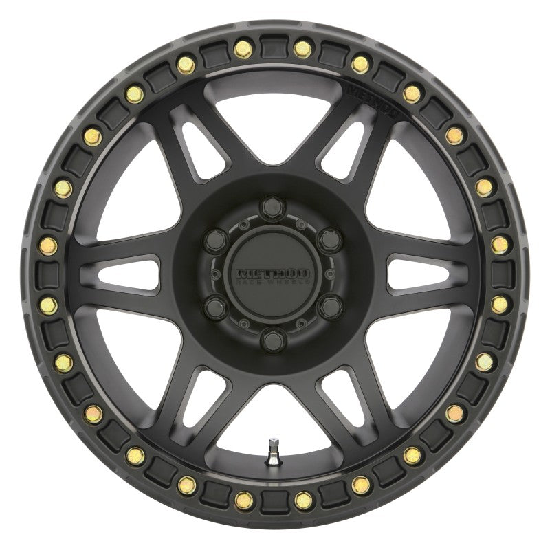 Method MR106 Beadlock 17x9 -44mm Offset 5x5 71.5mm CB Matte Black w/BH-H24125 Wheel