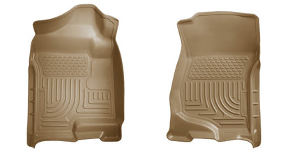 Husky Liners 07-14 Cadillac Escalade ESV/EXT Weatherbeater Tan Front Floor Liners