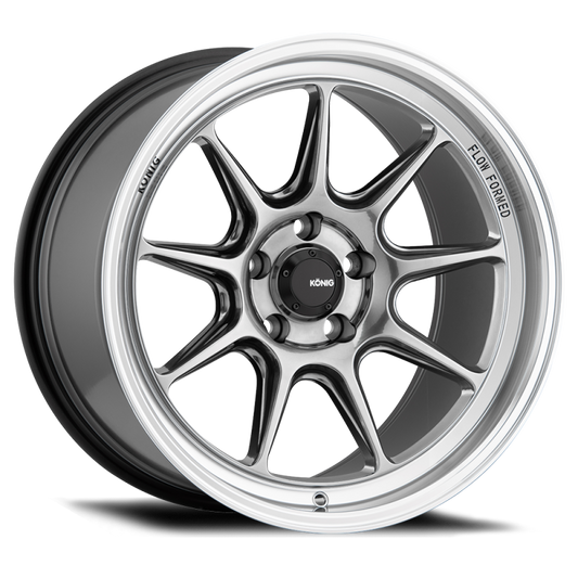 Konig Countergram 15x9 4x100 ET35 Hyper Chrome / Machined Lip