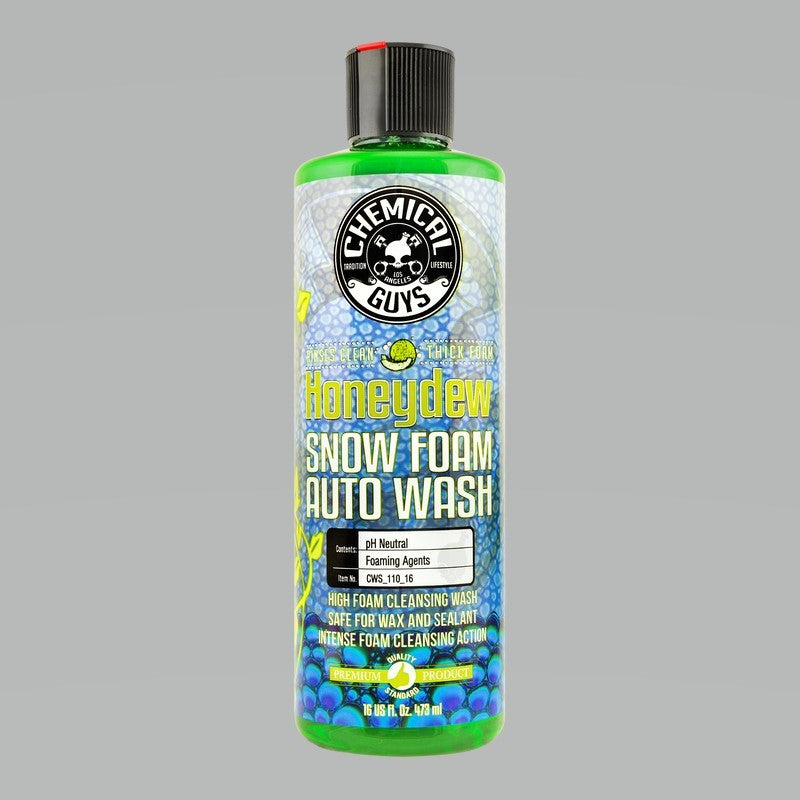 Chemical Guys Honeydew Snow Foam Auto Wash Cleansing Shampoo - 16oz - Case of 6