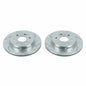 Power Stop 19-20 Chevrolet Silverado 1500 Rear Evolution Drilled & Slotted Rotors - Pair