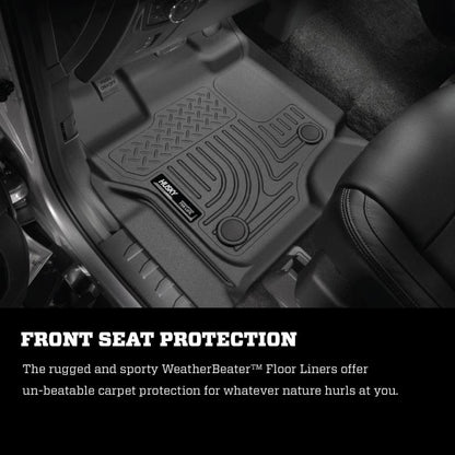 Husky Liners 09-12 Ford F-150 Regular/Super/Super Crew Cab WeatherBeater Black Floor Liners