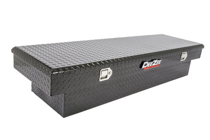 Deezee Universal Tool Box - Red Crossover - Single Lid Black BT Full Size