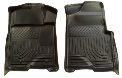 Husky Liners 09-12 Ford F-150 Regular/Super/Super Crew Cab WeatherBeater Black Floor Liners