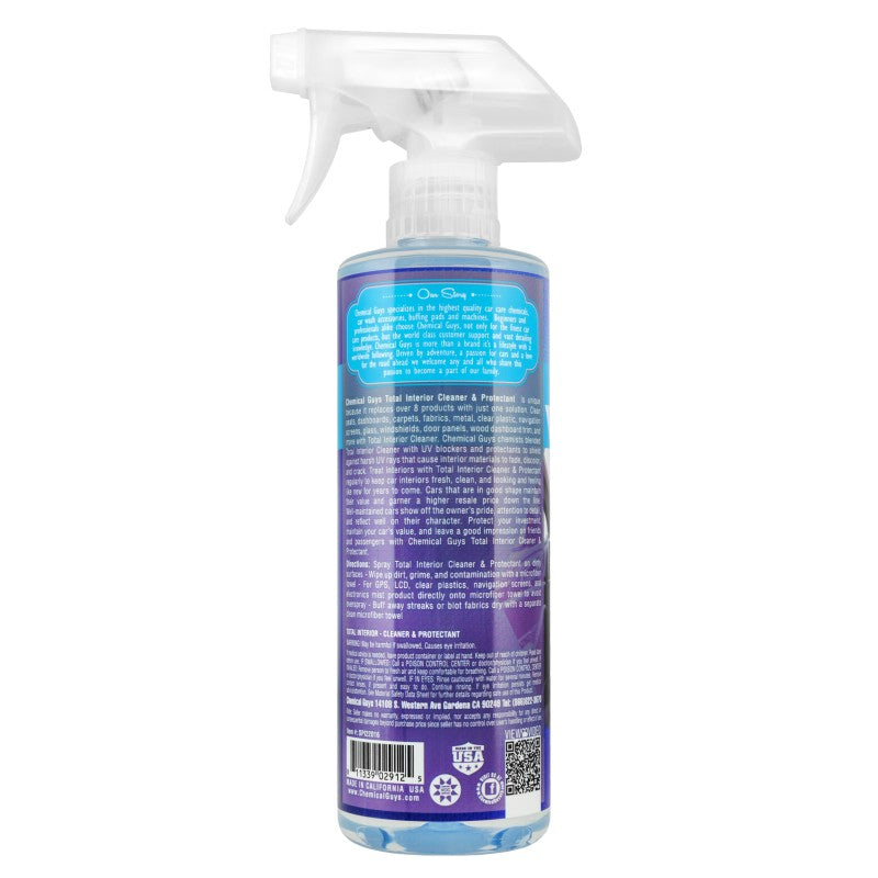 Chemical Guys Total Interior Cleaner & Protectant - 16oz  - Case of 6