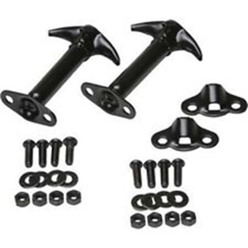 Rampage 1945-1949 Jeep CJ2A Hood Catch Kit - Black