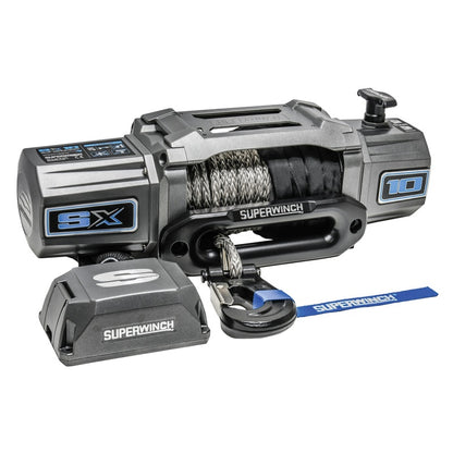 Superwinch 10000 LBS 12V DC 3/8in x 80ft Synthetic Rope SX 10000 Winch