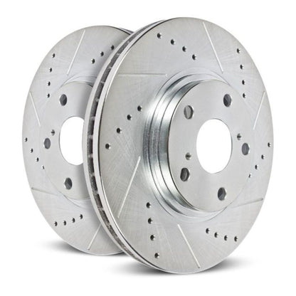 Power Stop 07-09 Chrysler Aspen Rear Evolution Drilled & Slotted Rotors - Pair