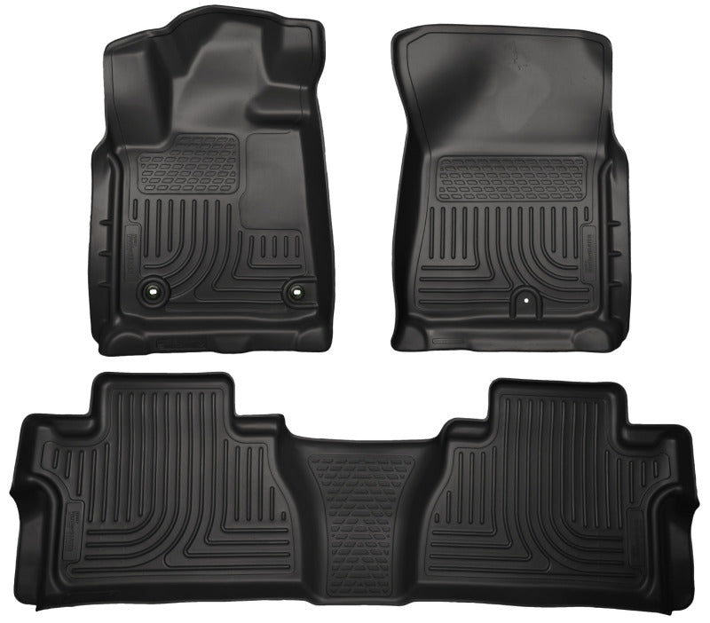 Husky Liners 14 Toyota Tundra Weatherbeater Black Front & 2nd Seat Floor Liners