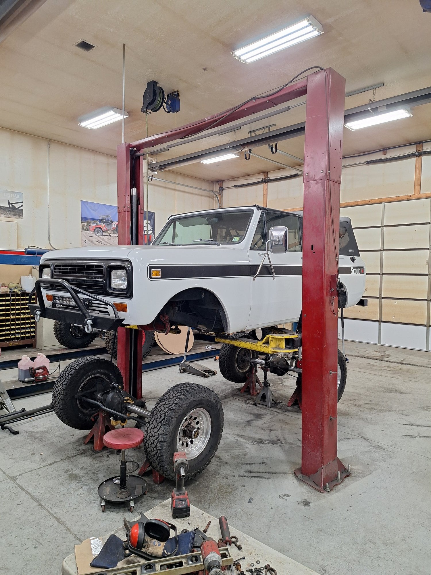 A custom-built 4x4 at Sexton Offroad Park City, showcasing expert craftsmanship and personalized modifications for enhanced performance and off-road capability.