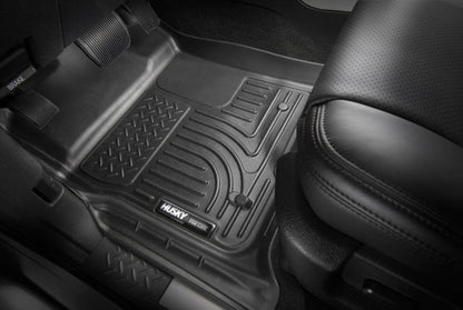 Husky Liners 19-24 Jeep Wrangler JLU WeatherBeater Second Row Black Floor Liners