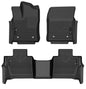 Husky Liners 23-24 Toyota Sequoia WeatherBeater Front & Second Row Floor Liners - Black