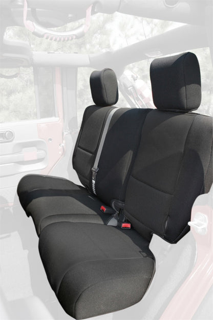 Rugged Ridge Seat Cover Kit Black 11-18 Jeep Wrangler JK 4dr