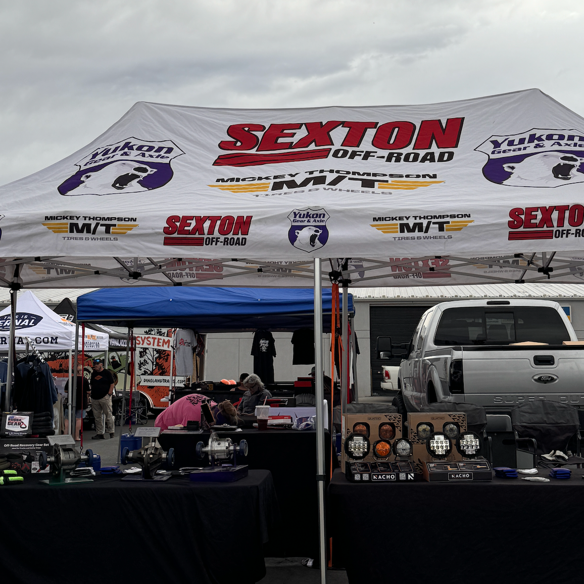 sexton offroad tent at easter jeep safari