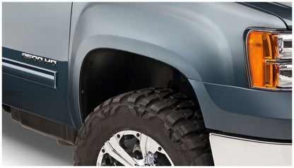 Bushwacker 07-14 GMC Sierra 2500 HD Extend-A-Fender Style Flares 2pc - Black