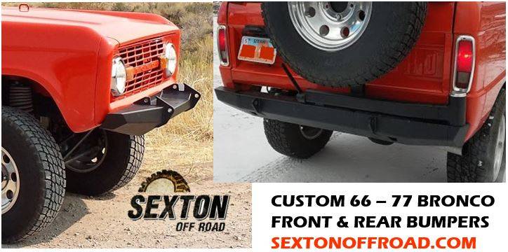 Parts & Bronco, Jeep, | Sexton Offroad