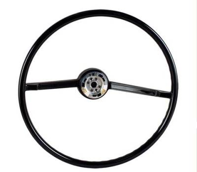 Steering Wheel Black - Factory Style 1966 - 73 - Image 1