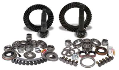 Yukon Gear & Install Kit package for Jeep XJ & YJ with Dana 30 front and Model 35 rear, 4.56 ratio.
