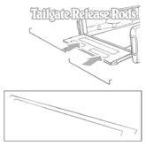 Tailgate Release Rod - Pair 1966 - 77