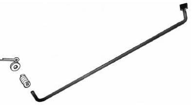 Hood Prop Rod Stainless 1966 - 77